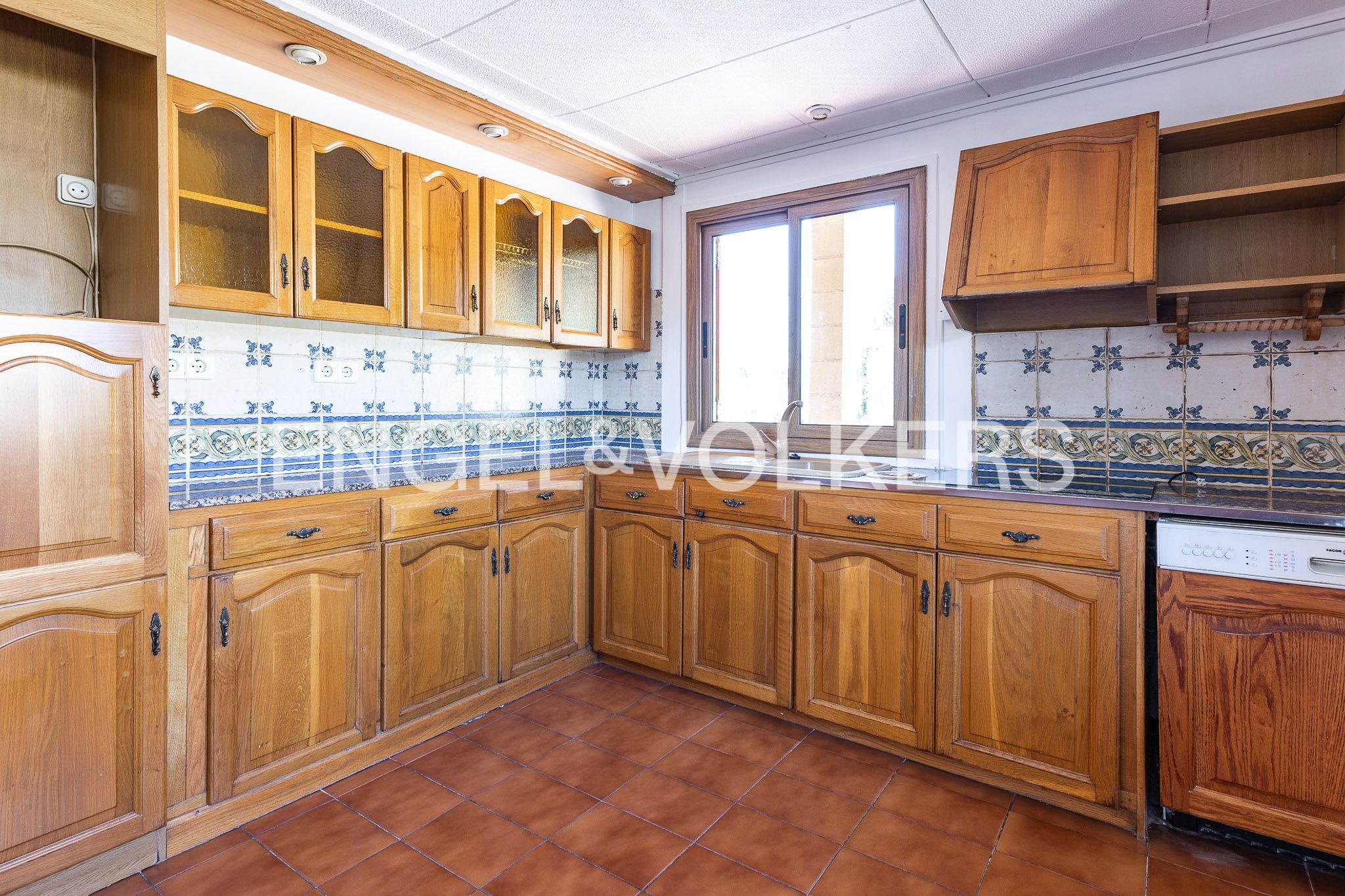 Cuina de Casa o xalet en venda en Vilanova del Vallès amb Calefacció i Jardí privat