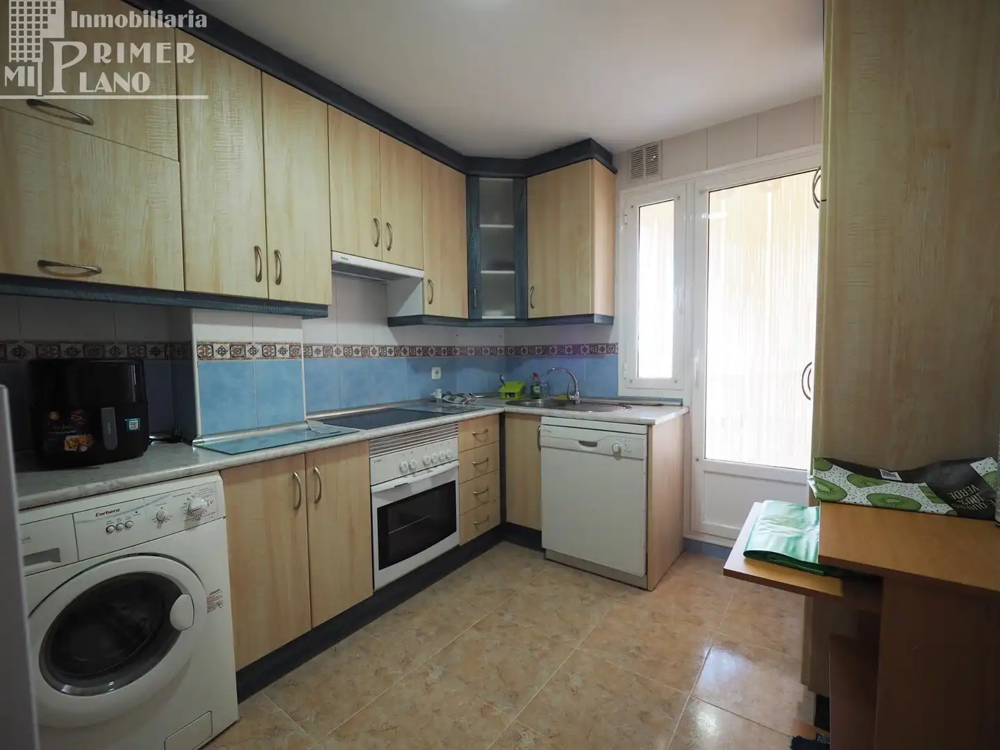 Kitchen of Flat for sale in Tomelloso  with Heating, Terrace and Furnished