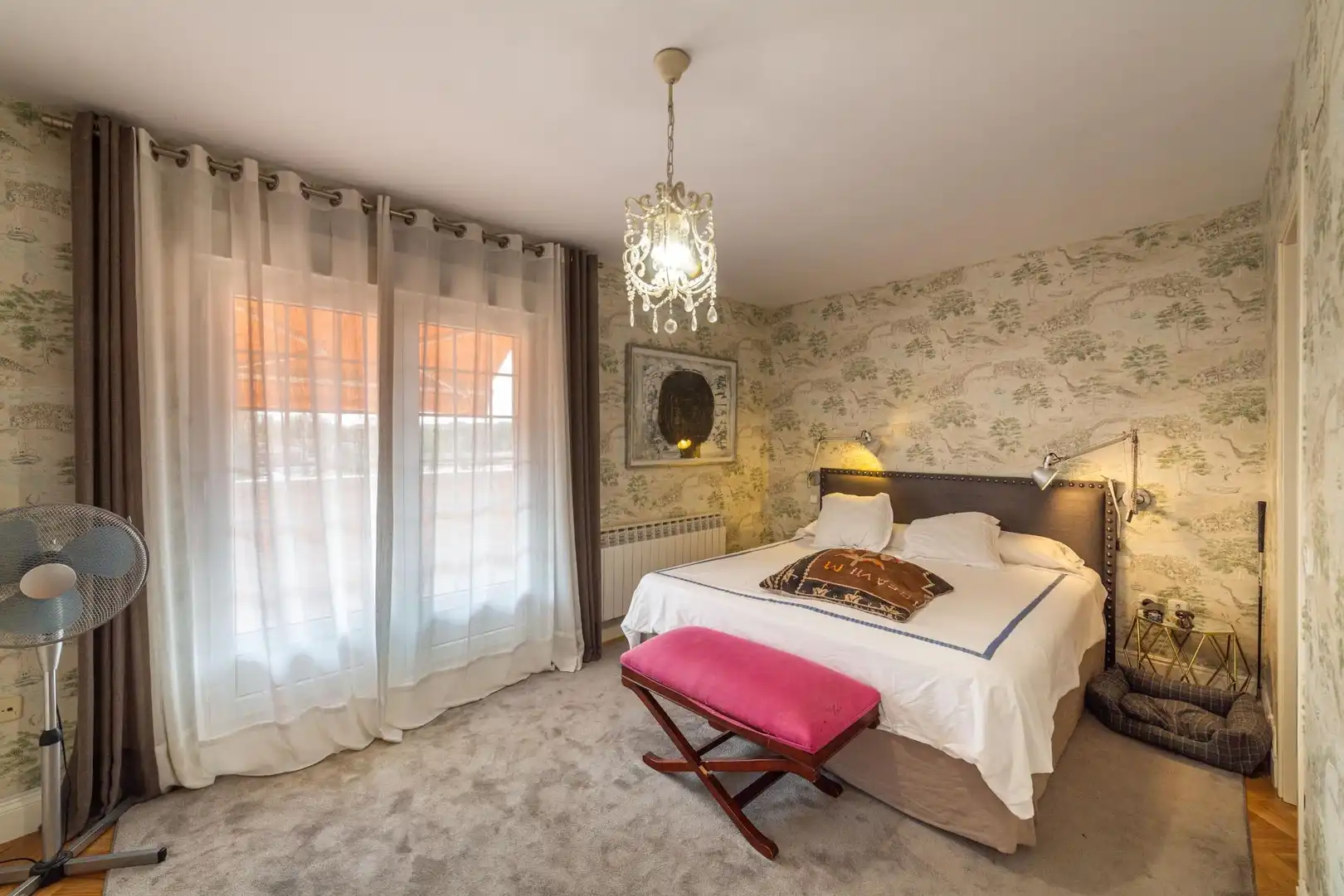 Habitación de Casa adosada en venta en Simancas con Calefacción, Jardín privado y Alarma
