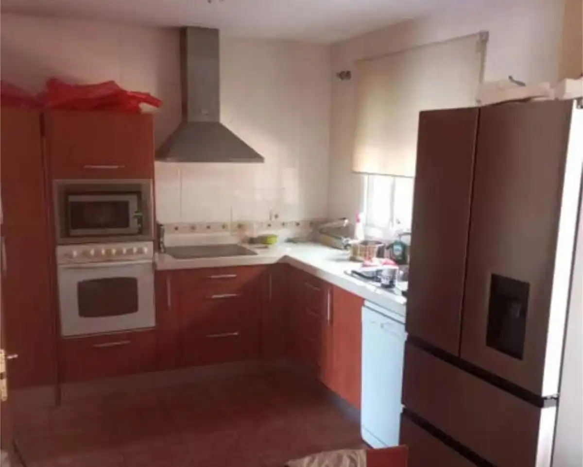 Cuina de Casa o xalet en venda en Dos Hermanas amb Aire condicionat, Jardí privat i Moblat