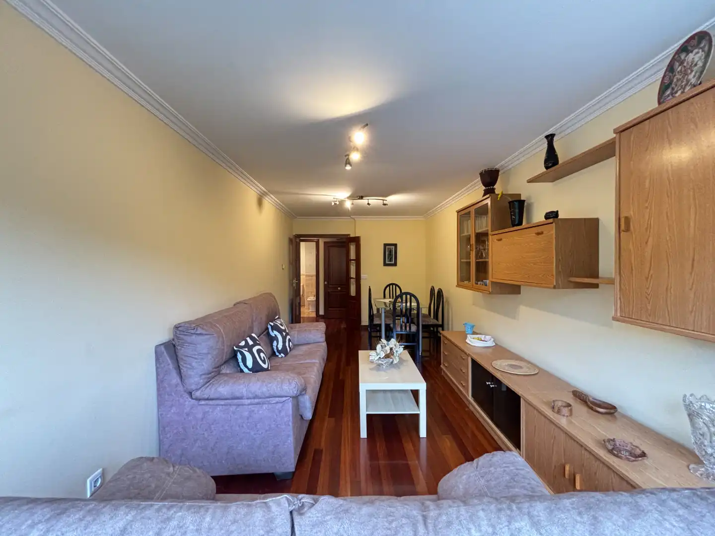 Living room of Flat for sale in Teo  with Heating, Storage room and Furnished