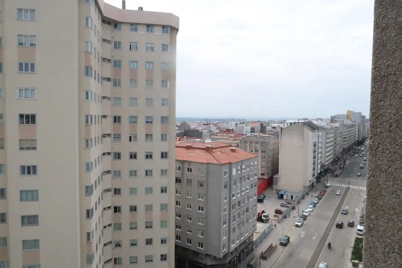 Vista exterior de Piso en venta en A Coruña Capital 