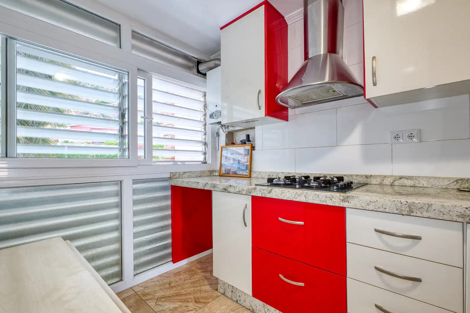 Küche von Wohnungen zur Miete in Alicante / Alacant mit Klimaanlage, Heizung und Terrasse