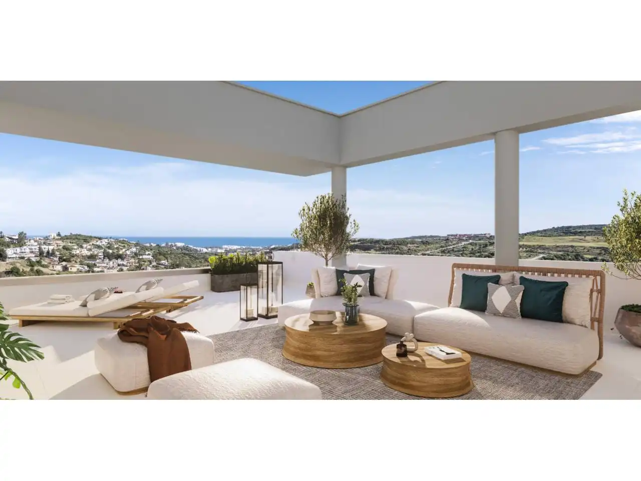 Terraza de Apartamento en venta en Estepona con Aire acondicionado, Calefacción y Terraza