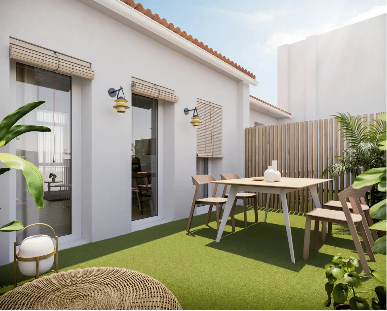 Terrasse von Haus oder Chalet zum Verkauf in L'Escala mit Klimaanlage, Heizung und Privatgarten
