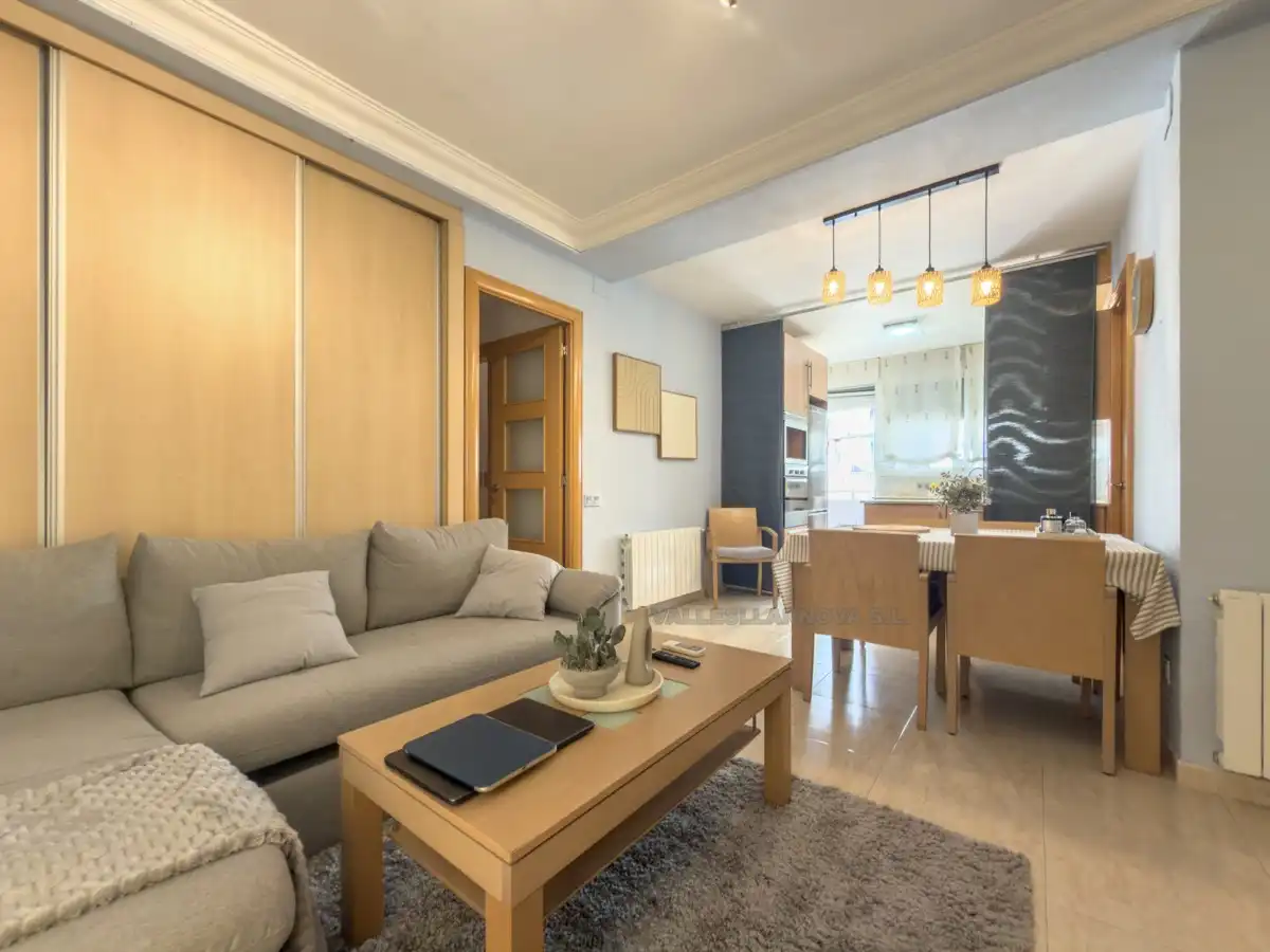 Wohnzimmer von Wohnung zur Miete in Mollet del Vallès mit Klimaanlage, Heizung und Möbliert