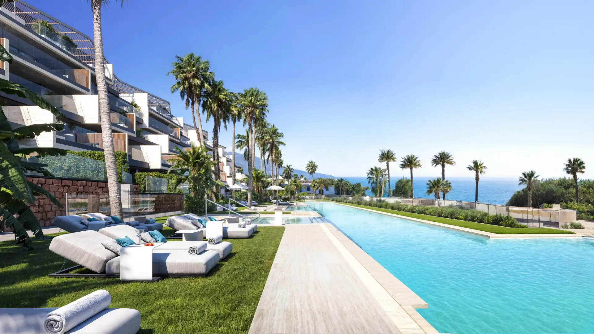 Apartamento con piscina en venta en Manilva Pueblo