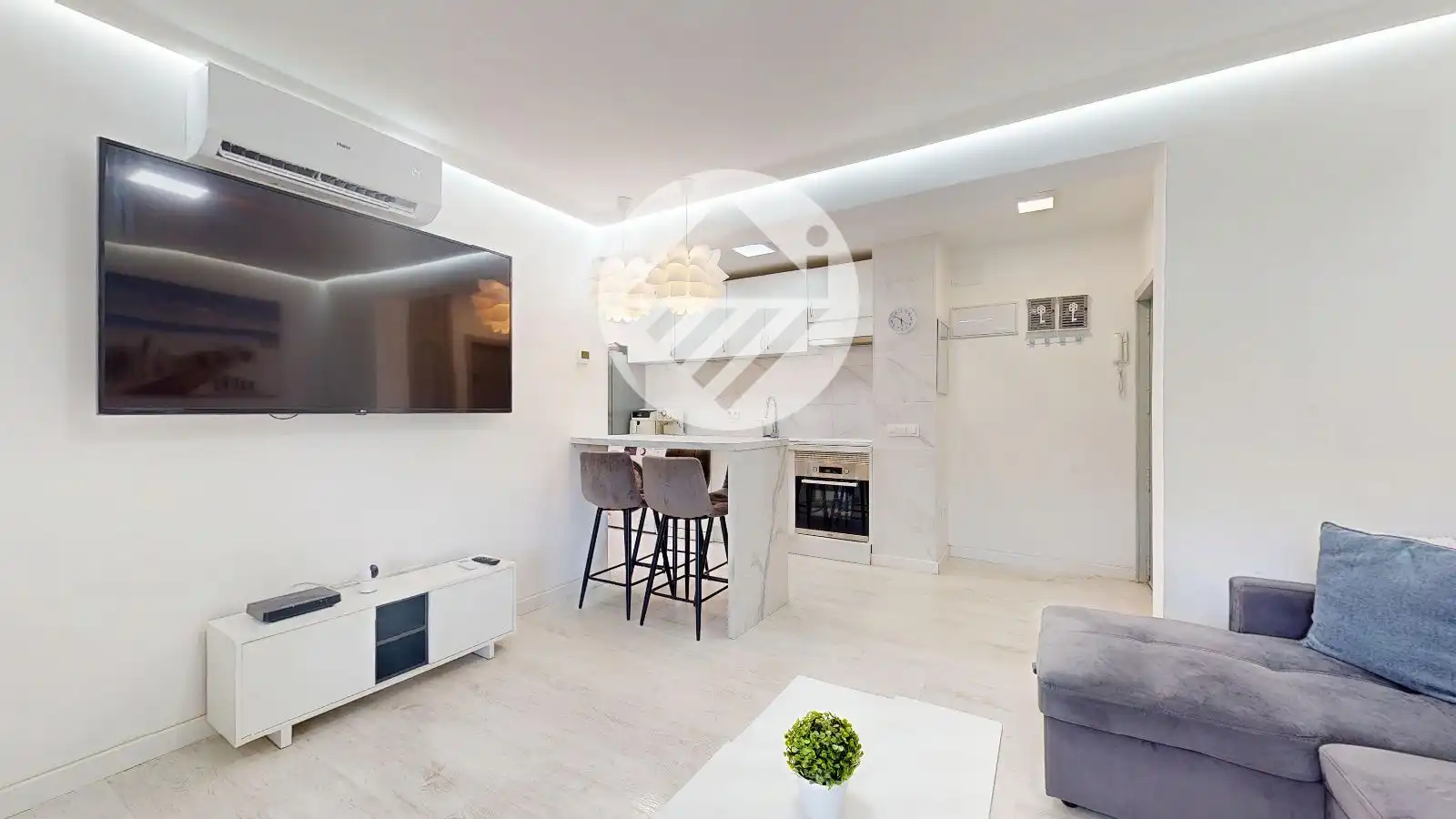 Wohnzimmer von Wohnung zum Verkauf in Leganés mit Klimaanlage