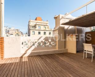 Terrace of Attic to rent in  Barcelona Capital  with Air Conditioner, Heating and Parquet flooring