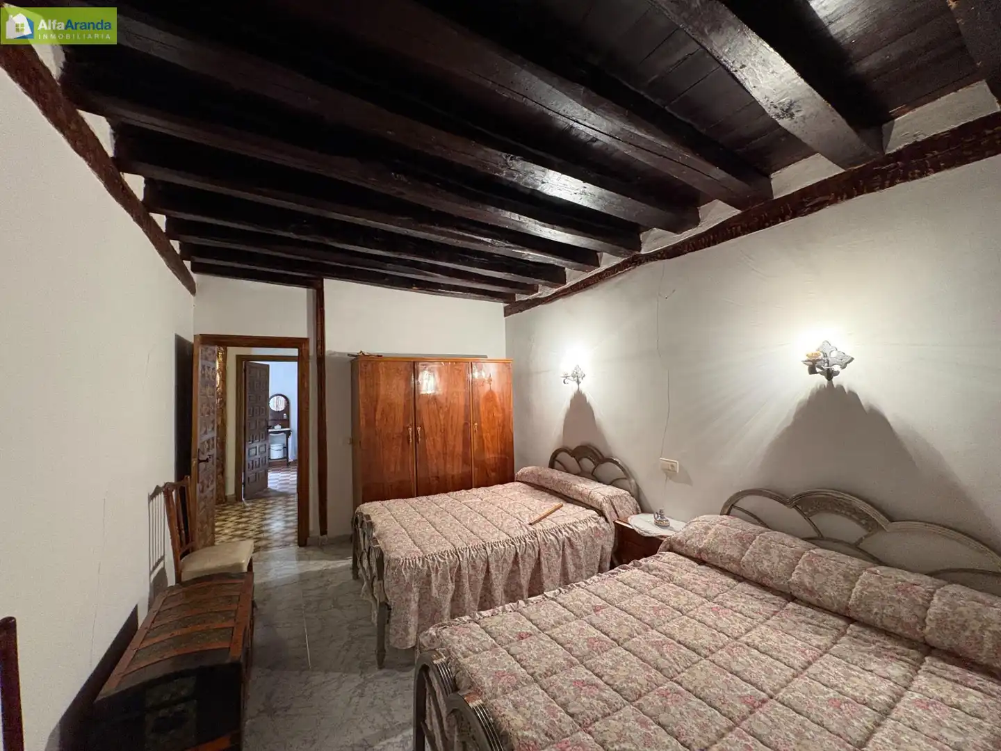 Habitación de Finca rústica en venta en Peñaranda de Duero con Calefacción, Trastero y Amueblado