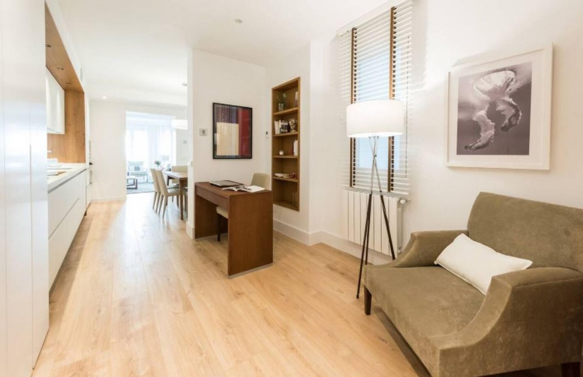 Living room of Apartment to rent in Bilbao   with Heating