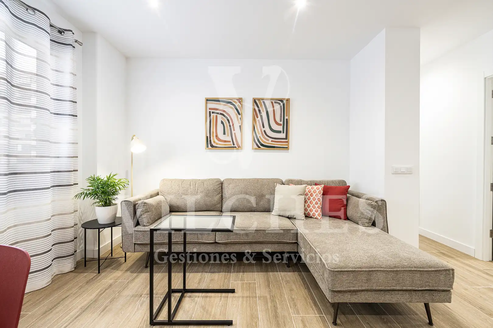 Living room of Flat for rent in Las Palmas de Gran Canaria  with Furnished, Oven and Microwave