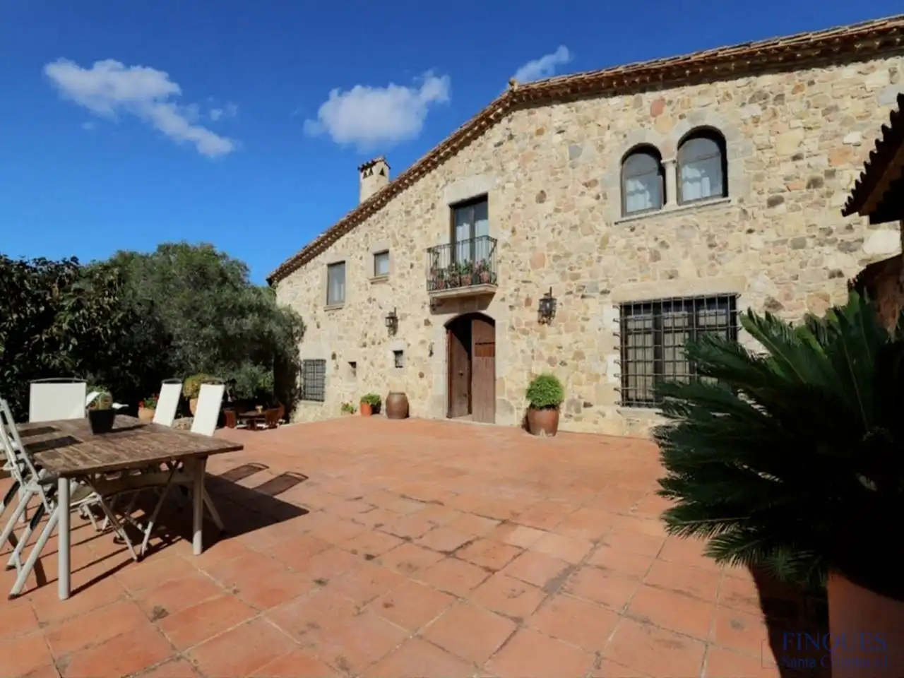 Vista exterior de Finca rústica en venda en Santa Cristina d'Aro amb Aire condicionat, Calefacció i Jardí privat