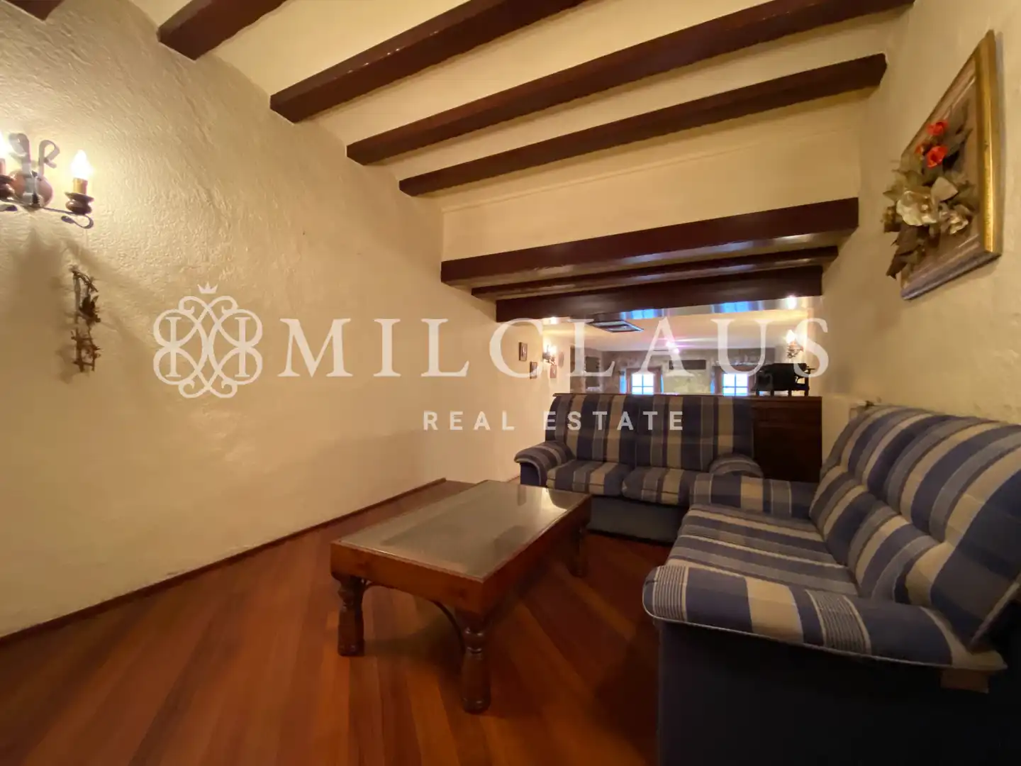 Sala d'estar de Casa o xalet de lloguer en Talamanca amb Calefacció, Parquet i Forn