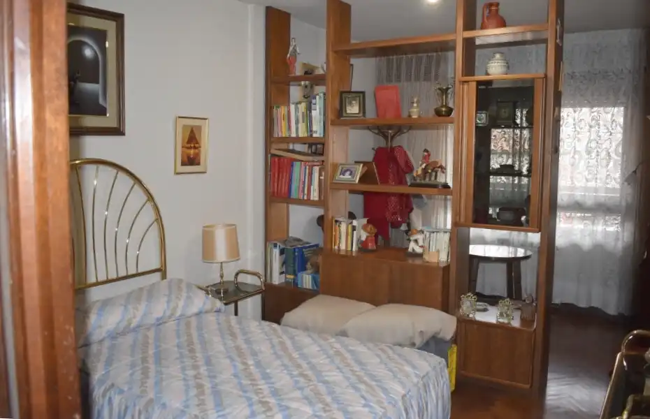 Schlafzimmer von Wohnung zum Verkauf in Valladolid mit Parkett, Terrasse und Abstellraum