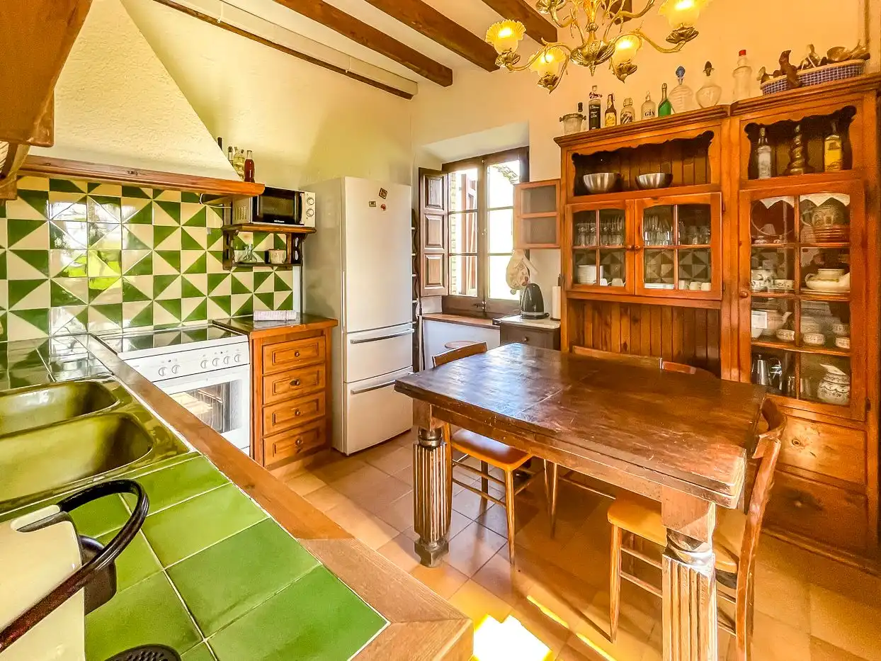 Cocina de Finca rústica en venta en Rupit i Pruit con Jardín privado