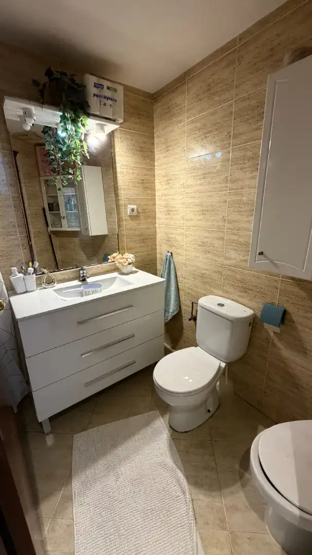Bathroom of Flat for sale in Torredembarra  with Oven, Washing machine and Microwave