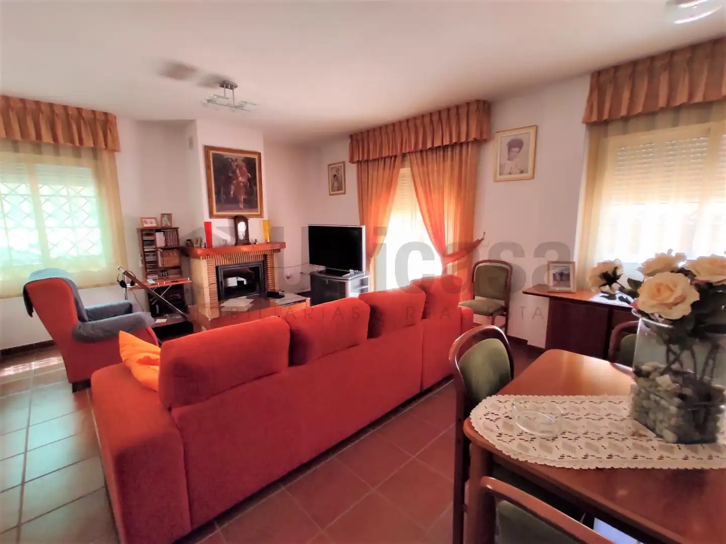 Sala de estar de Casa o chalet en venta en Málaga con Aire acondicionado, Jardín privado y Terraza
