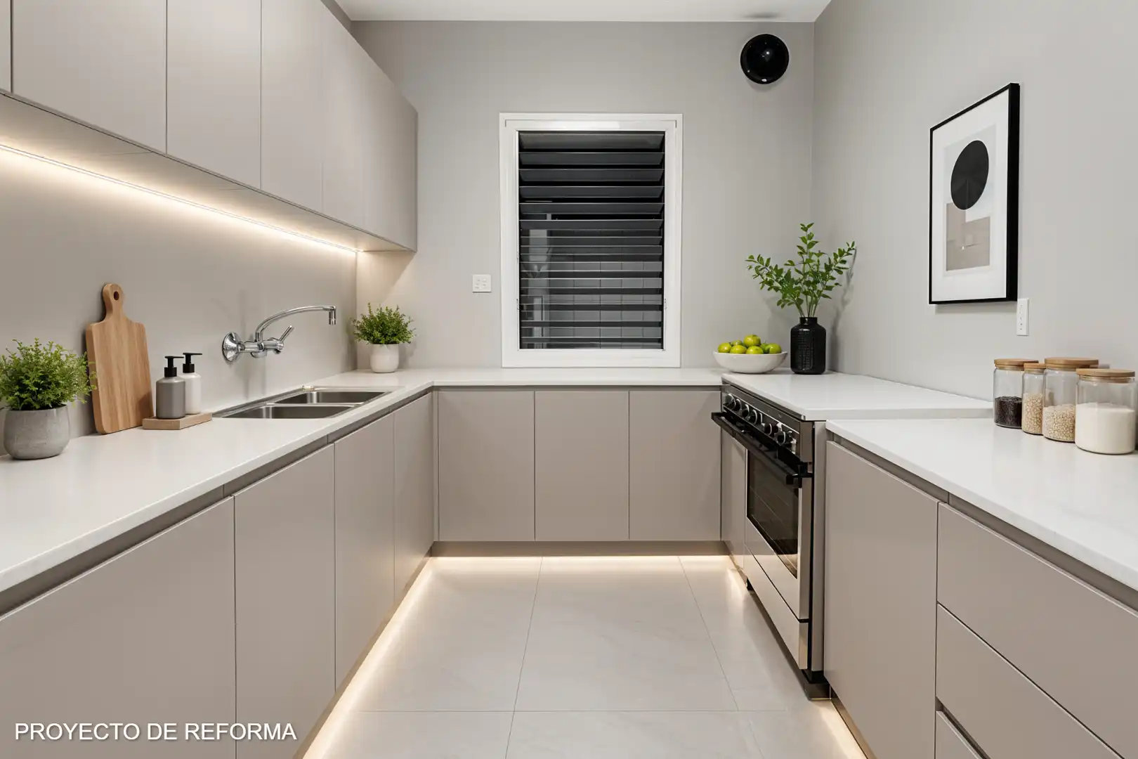 Küche von Wohnung zum Verkauf in Barcelona mit Terrasse und Balkon