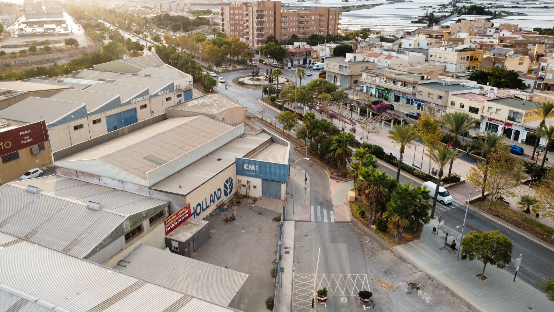 Exterior view of Industrial buildings for sale in Vícar  with Alarm