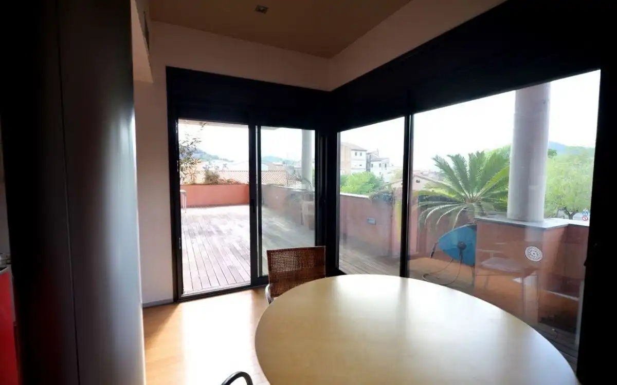 Dining room of Attic for sale in Olot  with Air Conditioner, Heating and Terrace