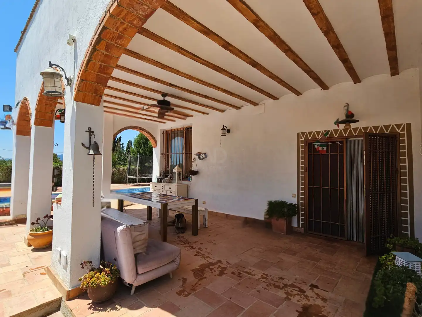 Terrassa de Finca rústica en venda en Montbrió del Camp amb Aire condicionat, Calefacció i Terrassa