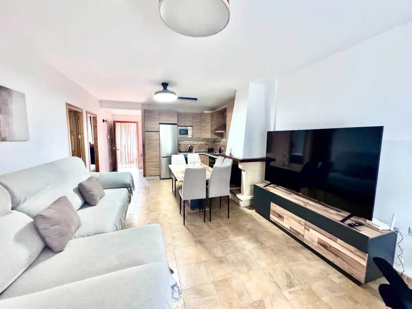 Sala de estar de Apartamento en venta en Paterna del Río con Terraza, Trastero y Amueblado