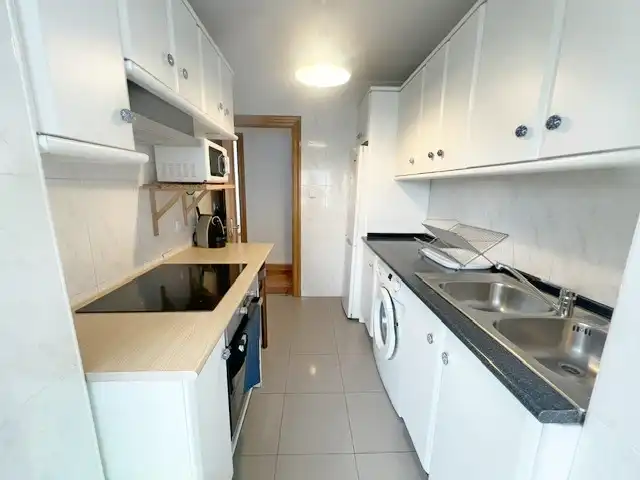 Kitchen of Flat for rent in Santander  with Heating, Parquet flooring and Furnished