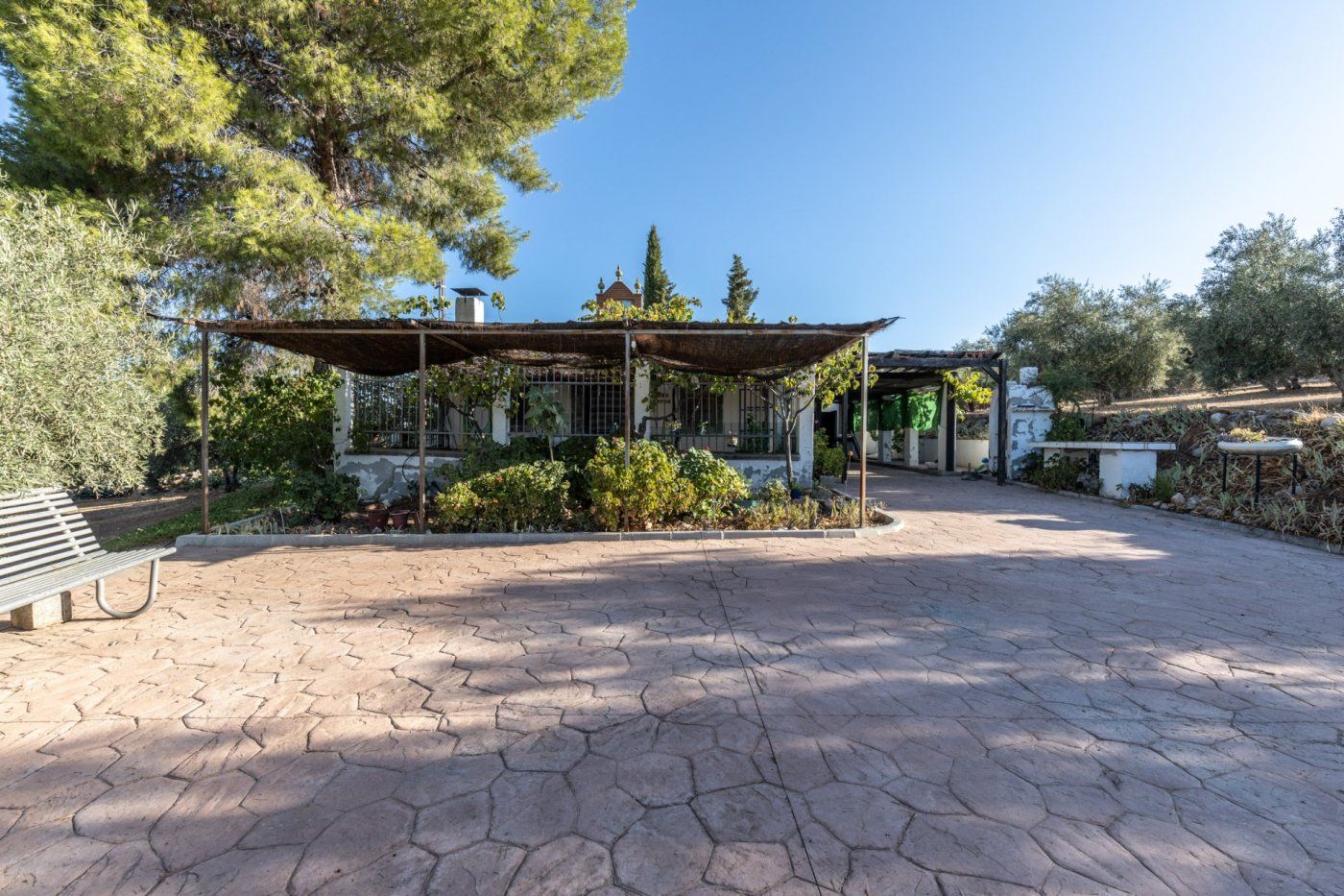 Vista exterior de Finca rústica en venda en Güevéjar amb Aire condicionat, Jardí privat i Terrassa