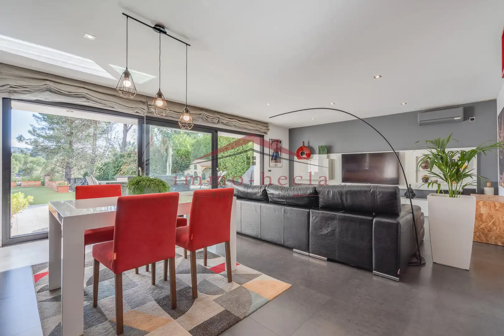 Sala de estar de Casa o chalet en venta en Santa Margarida de Montbui con Calefacción, Jardín privado y Terraza