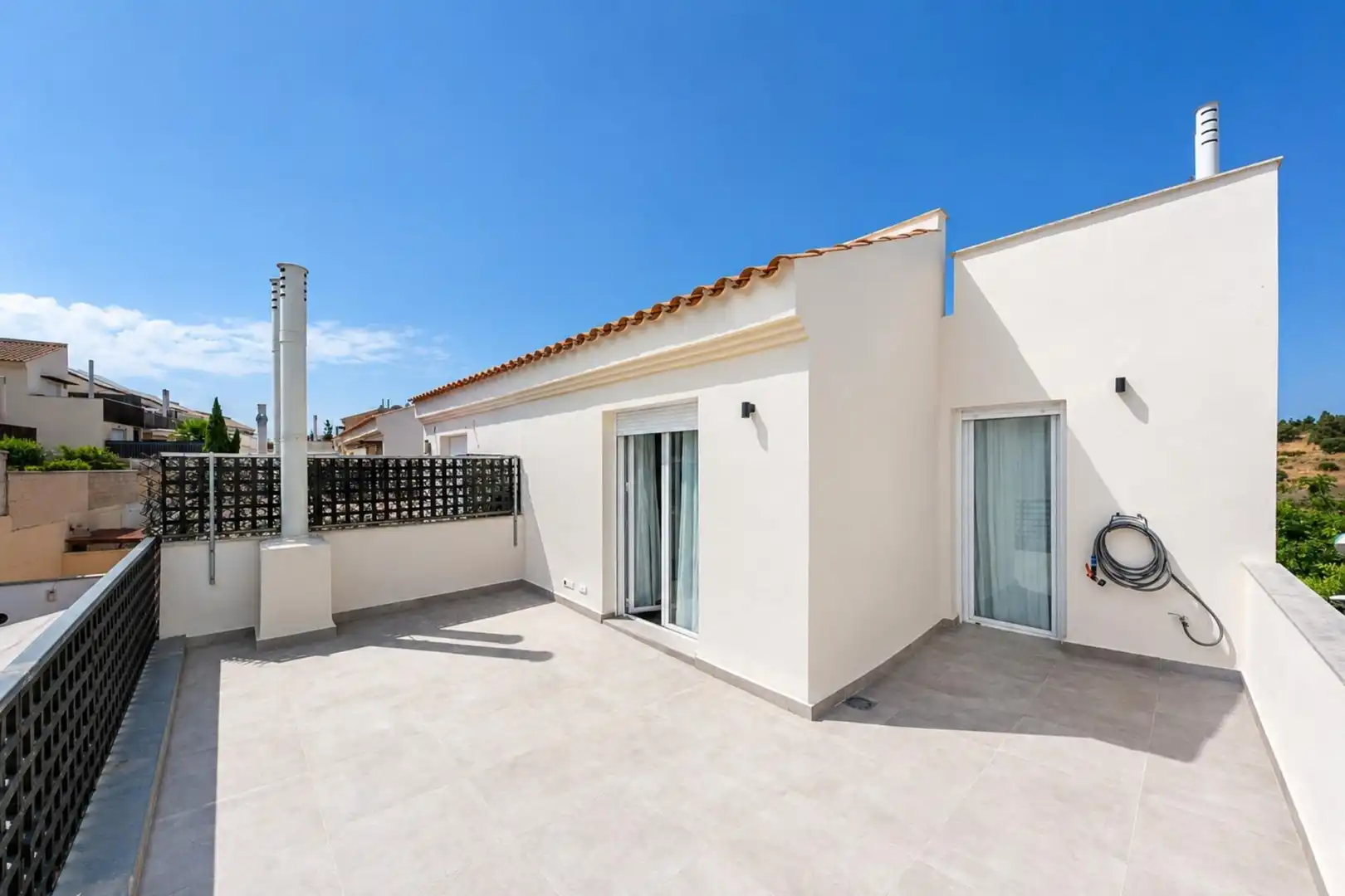 Terraza de Casa adosada en venta en Mijas con Jardín privado, Terraza y Trastero