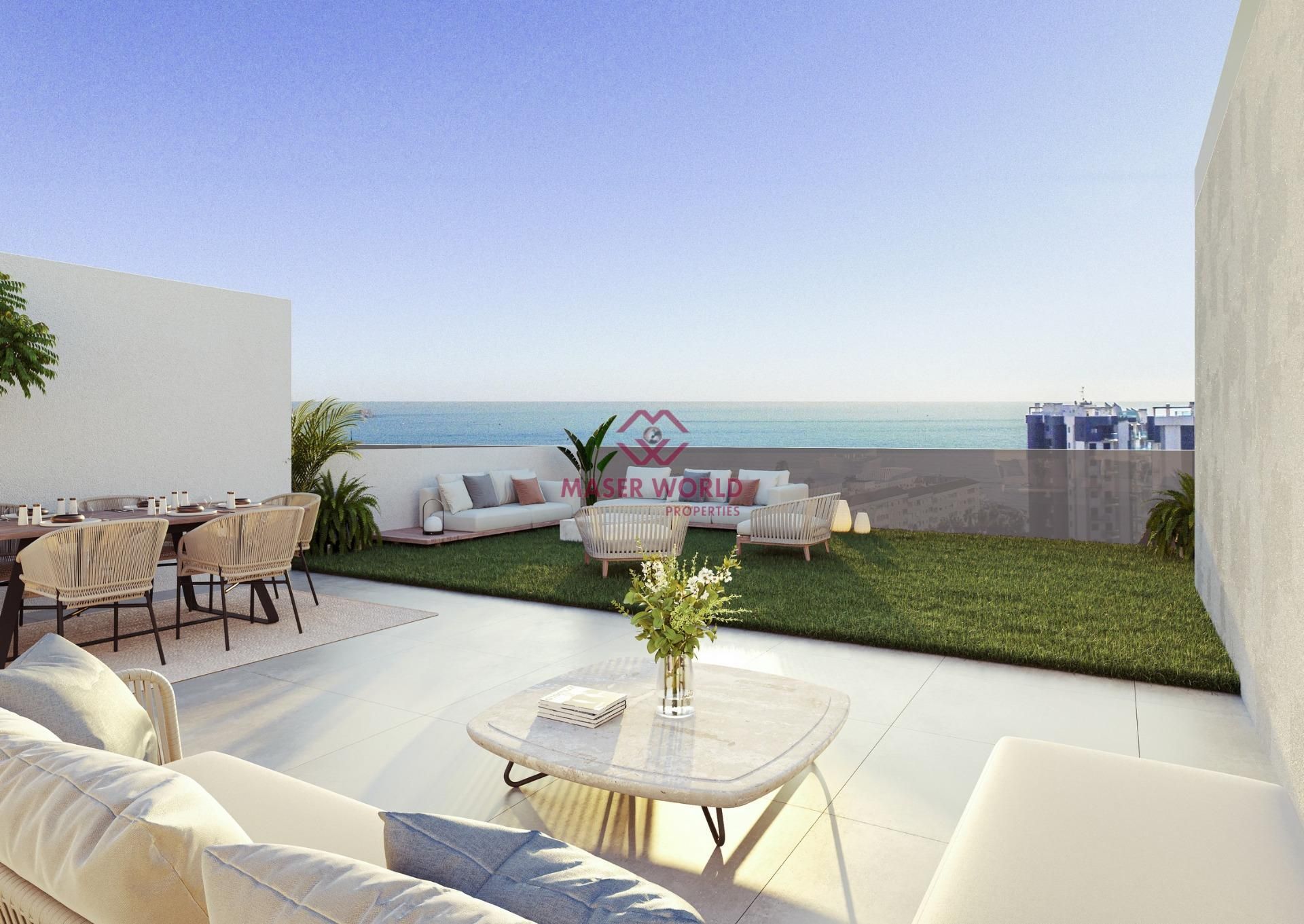 Terrassa de Planta baixa en venda en Torrevieja amb Aire condicionat, Jardí privat i Terrassa