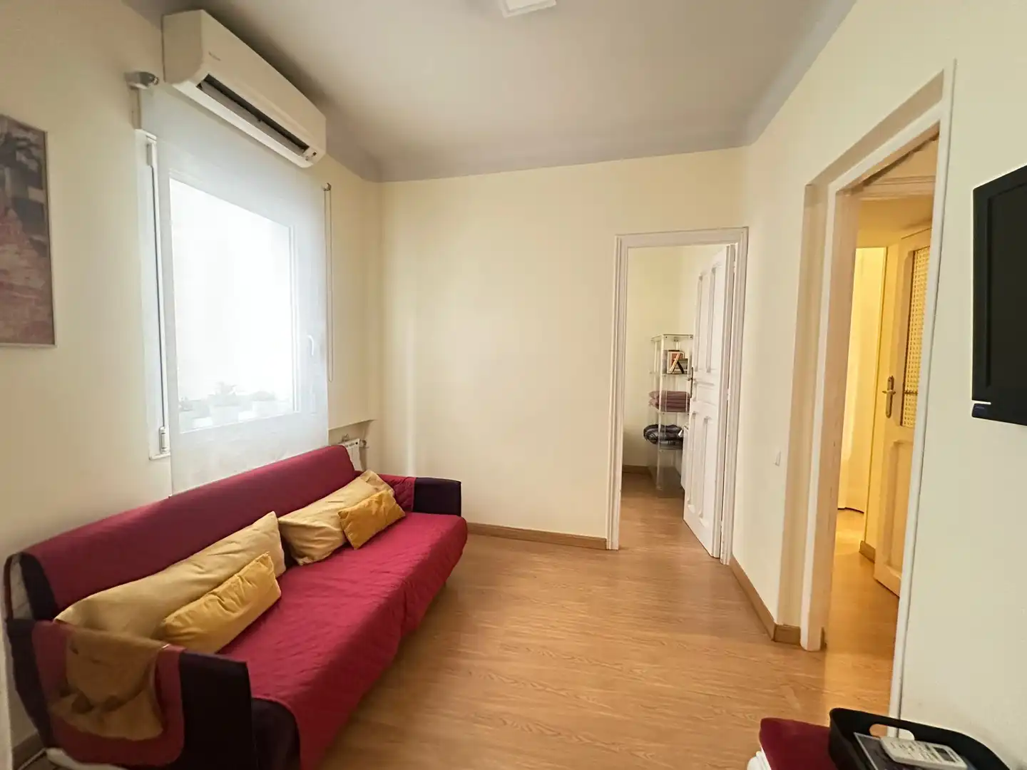Sala de estar de Piso de alquiler en Madrid con Aire acondicionado, Calefacción y Amueblado