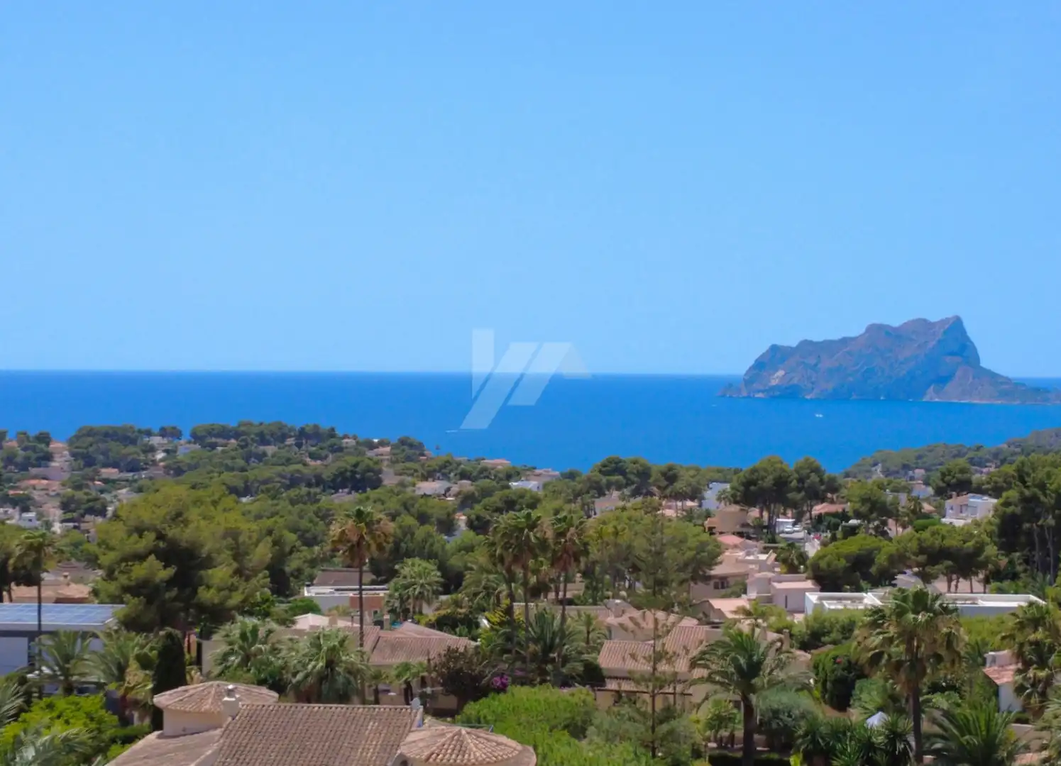 Vista exterior de Casa o chalet en venta en Moraira con Aire acondicionado, Calefacción y Jardín privado