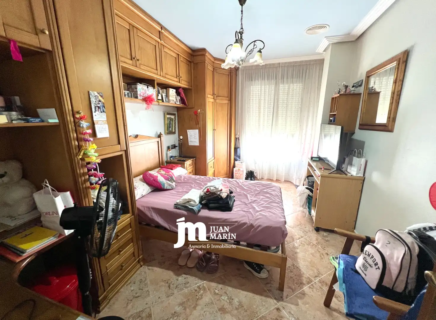 Bedroom of Flat for sale in Cieza  with Air Conditioner, Storage room and Balcony