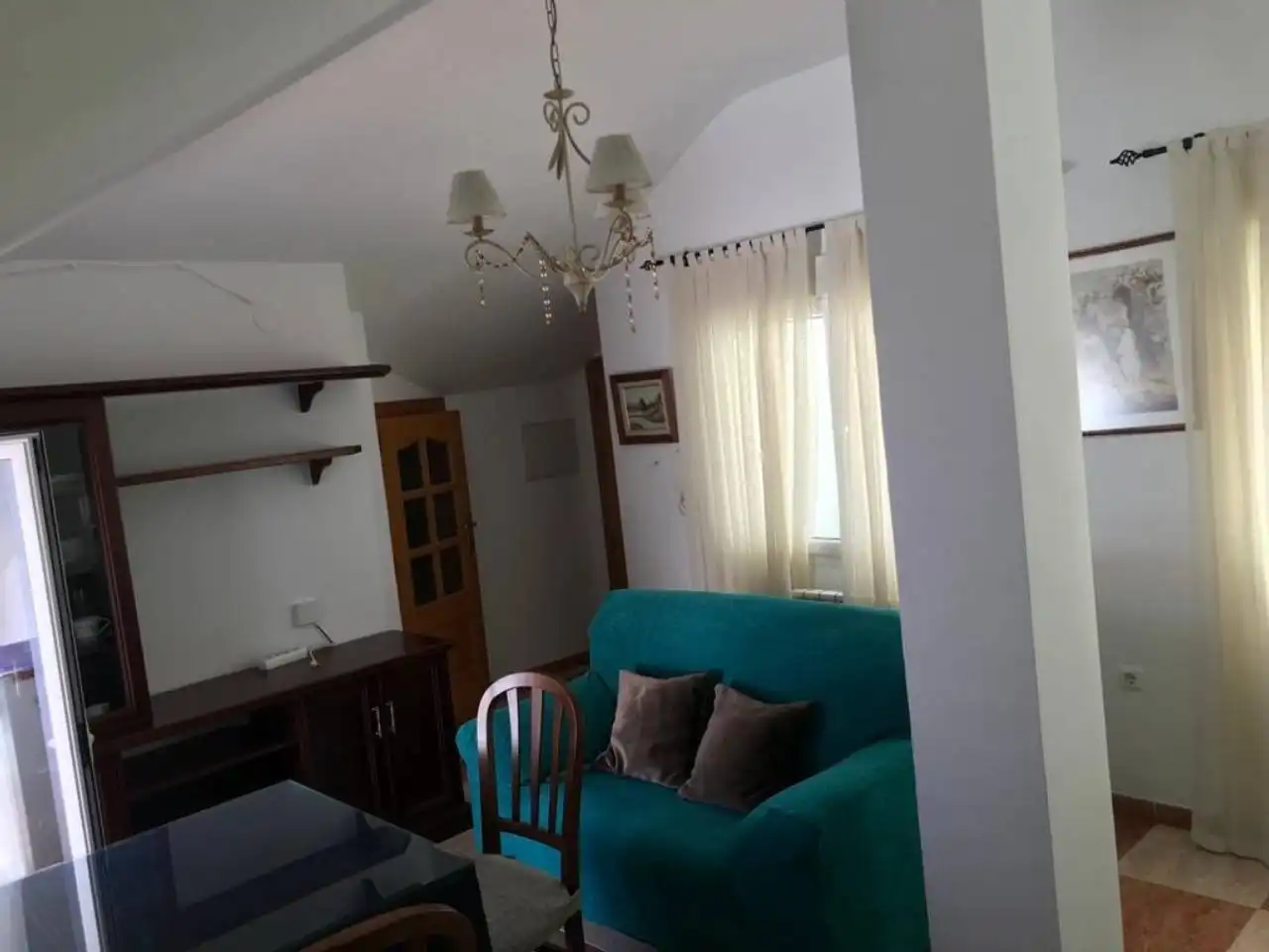 Sala de estar de Ático de alquiler en Baza con Aire acondicionado, Terraza y Amueblado