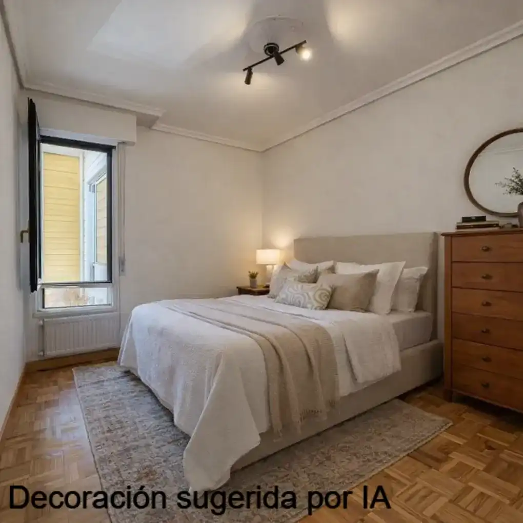 Schlafzimmer von Wohnung zum Verkauf in Barañáin / Barañain mit Heizung und Balkon
