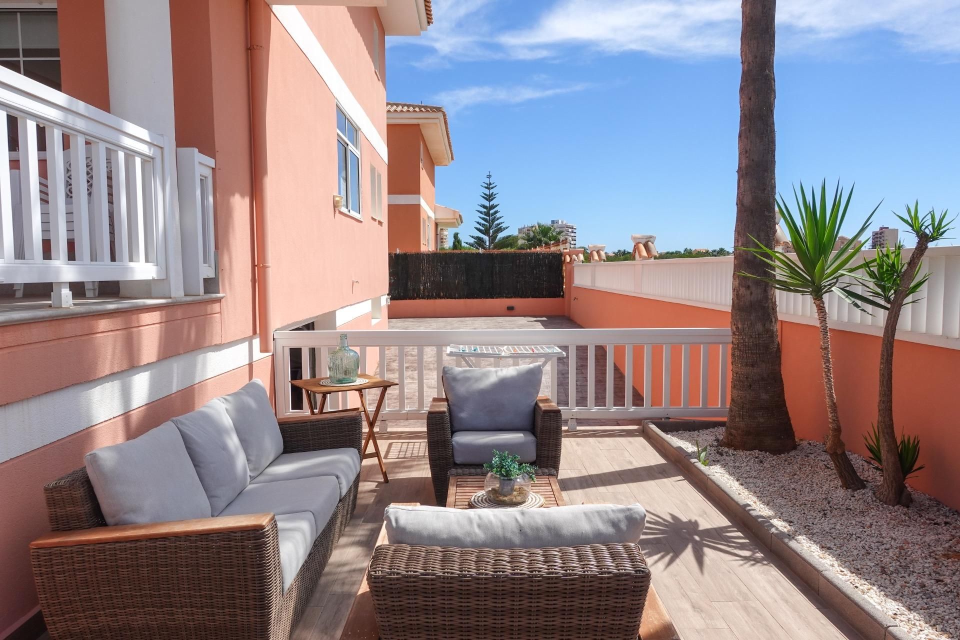 Terrace of House or chalet for sale in La Manga del Mar Menor  with Air Conditioner, Private garden and Terrace