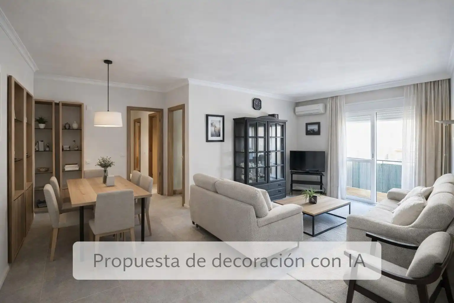 Living room of Flat for sale in Sanlúcar de Barrameda  with Air Conditioner and Balcony