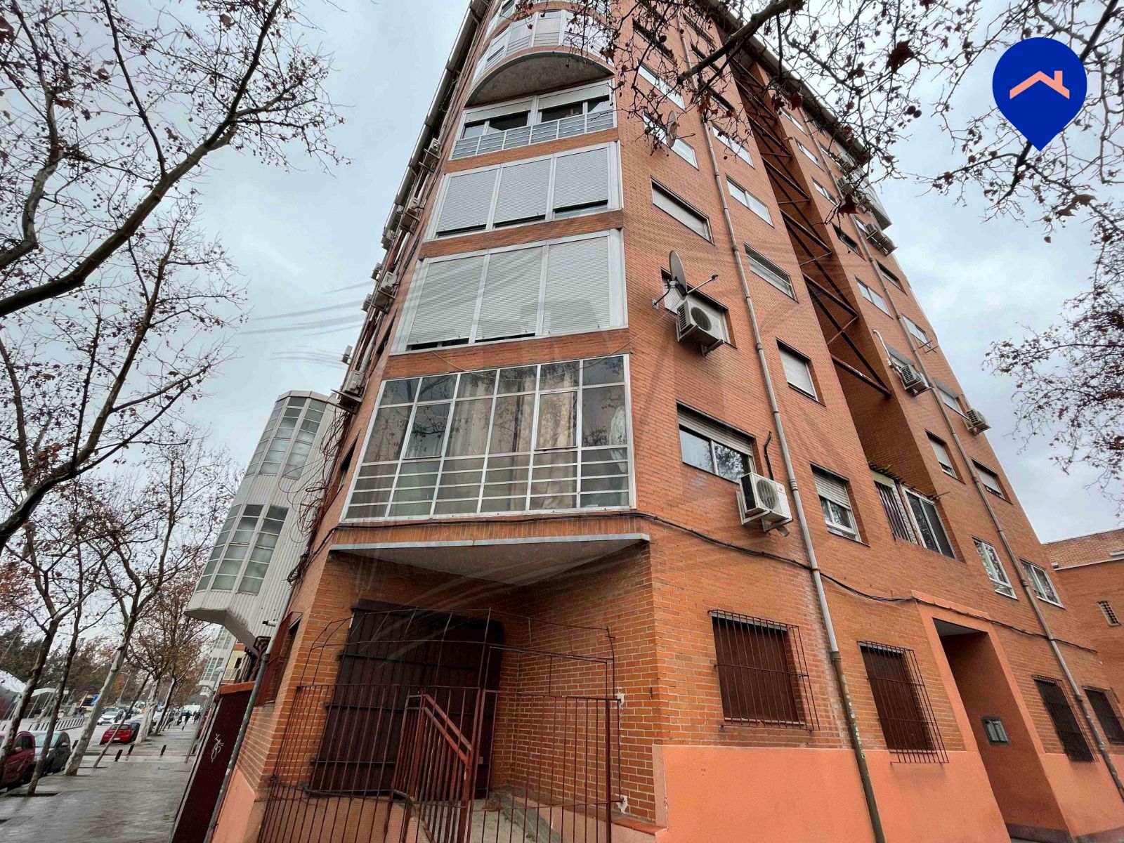 Exterior view of Flat for sale in  Madrid Capital  with Parquet flooring, Terrace and Balcony
