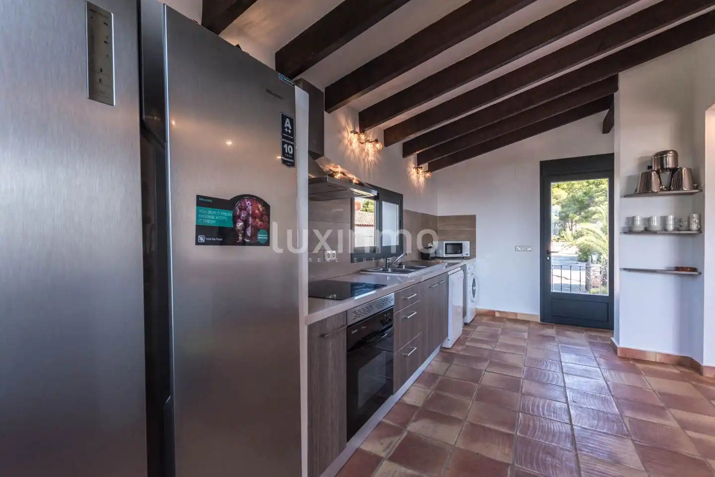 Cocina de Casa o chalet en venta en Calpe / Calp con Aire acondicionado, Calefacción y Jardín privado