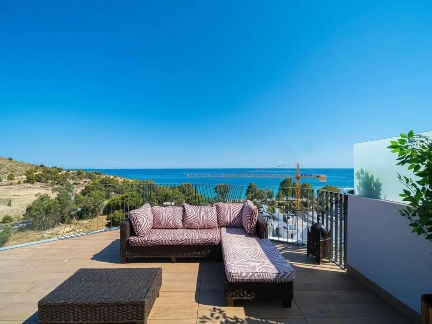 Terraza de Ático en venta en Villajoyosa / La Vila Joiosa con Aire acondicionado, Calefacción y Jardín privado