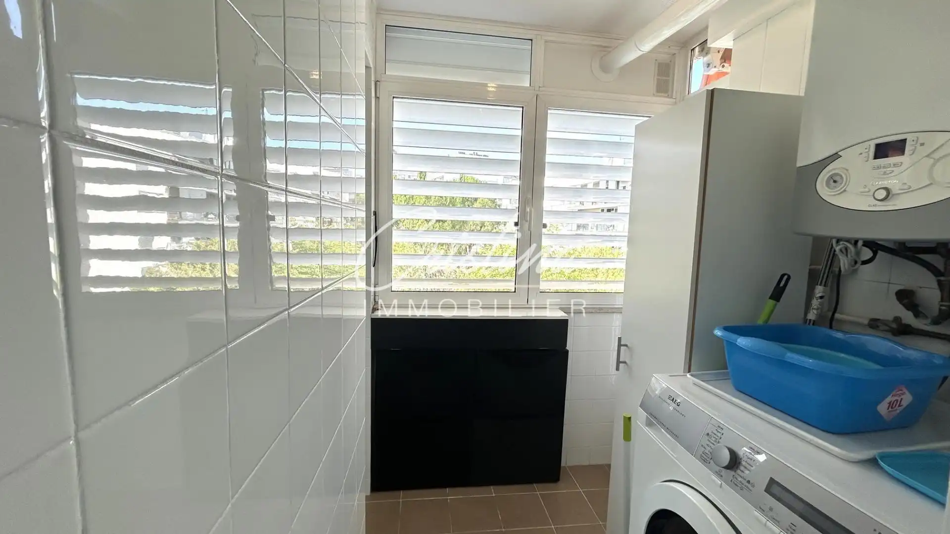 Badezimmer von Wohnungen zum Verkauf in Girona mit Heizung, Terrasse und Alarm