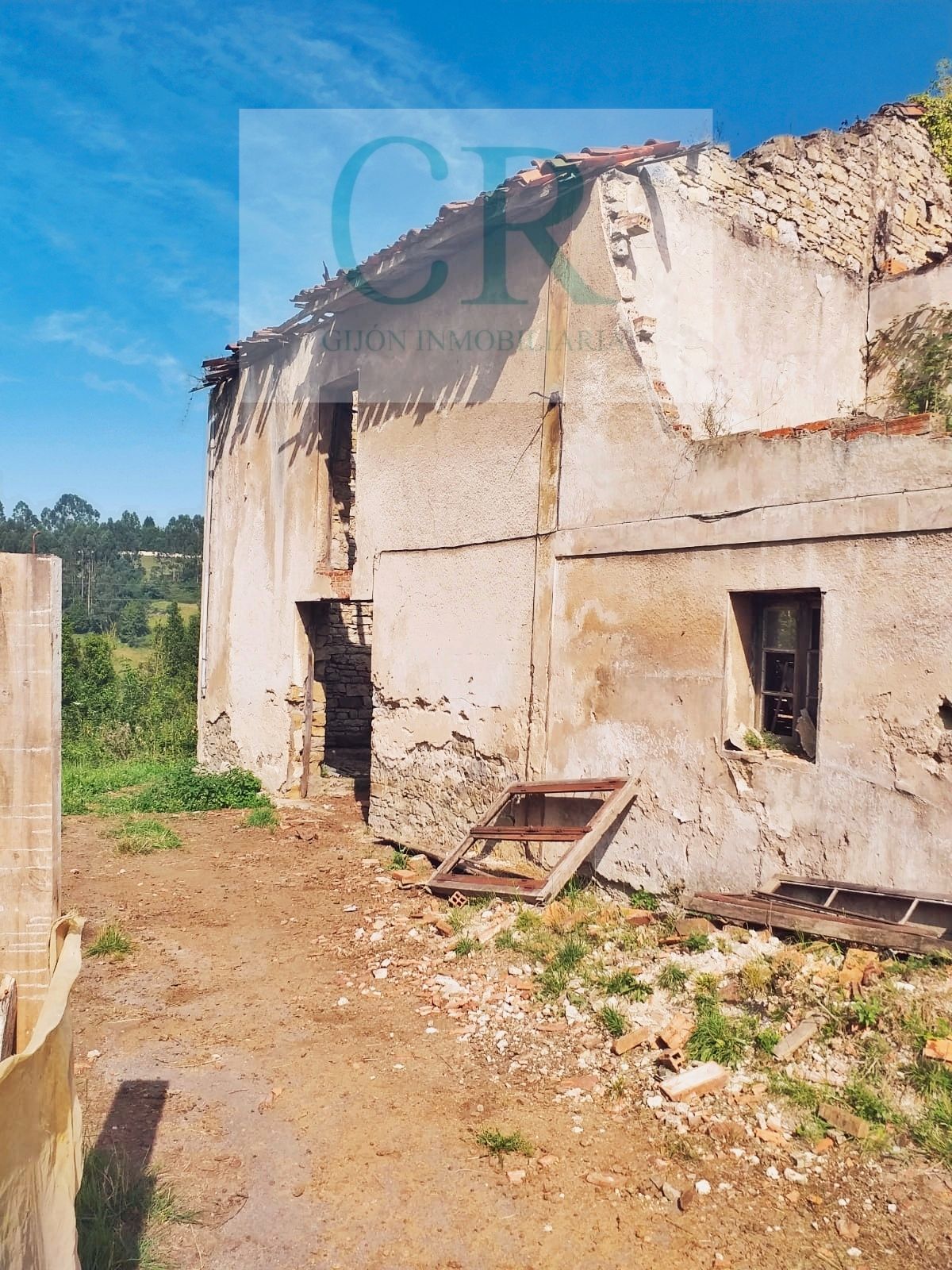 Vista exterior de Finca rústica en venda en Gijón 