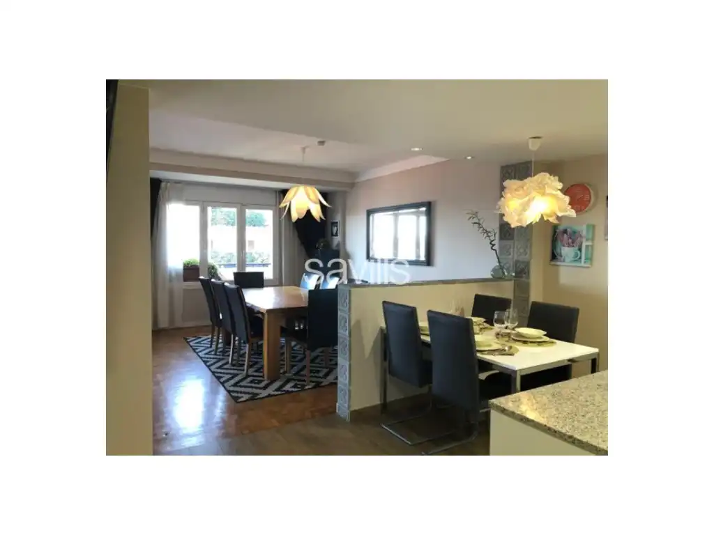 Dining room of Apartments for rent in Barcelona  with Air Conditioner, Oven and Washing machine