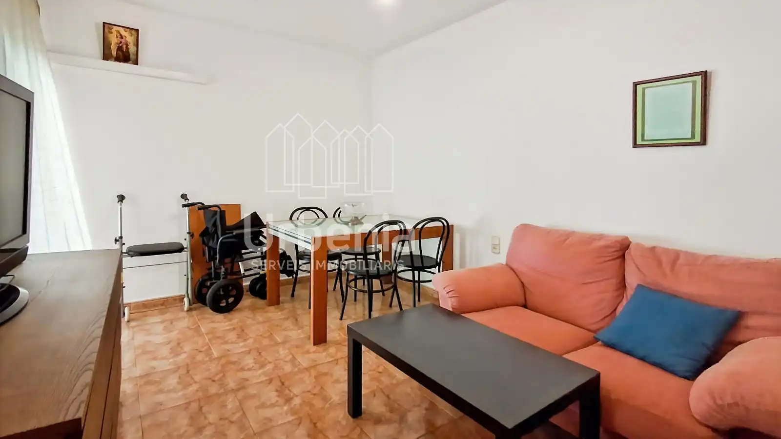 Sala de estar de Piso en venta en Canet de Mar con Aire acondicionado, Calefacción y Terraza