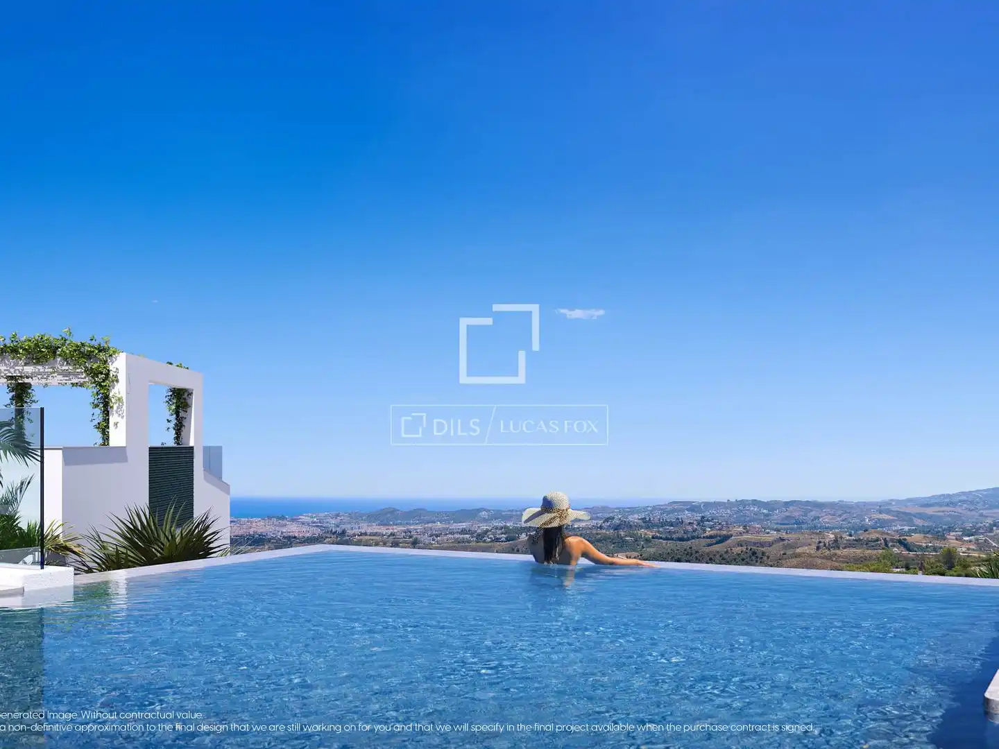 Swimming pool of Attic for sale in Mijas  with Air Conditioner, Heating and Terrace