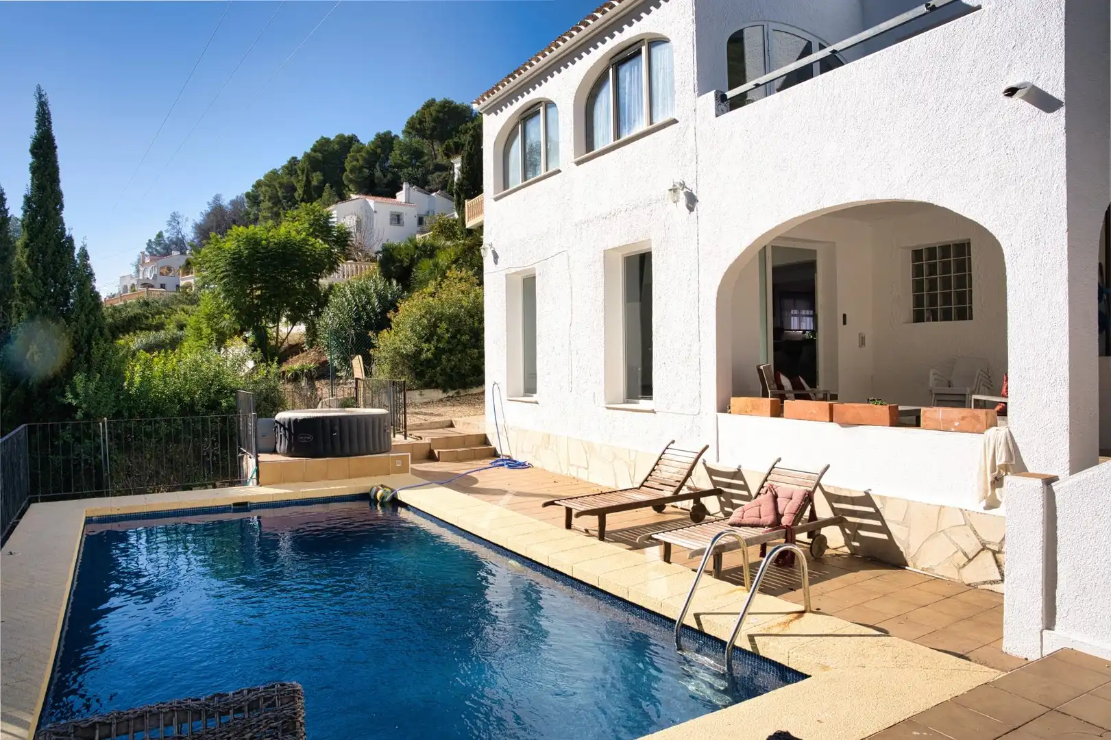 Swimming pool of Houses for sale in Jávea / Xàbia  with Air Conditioner, Heating and Private garden