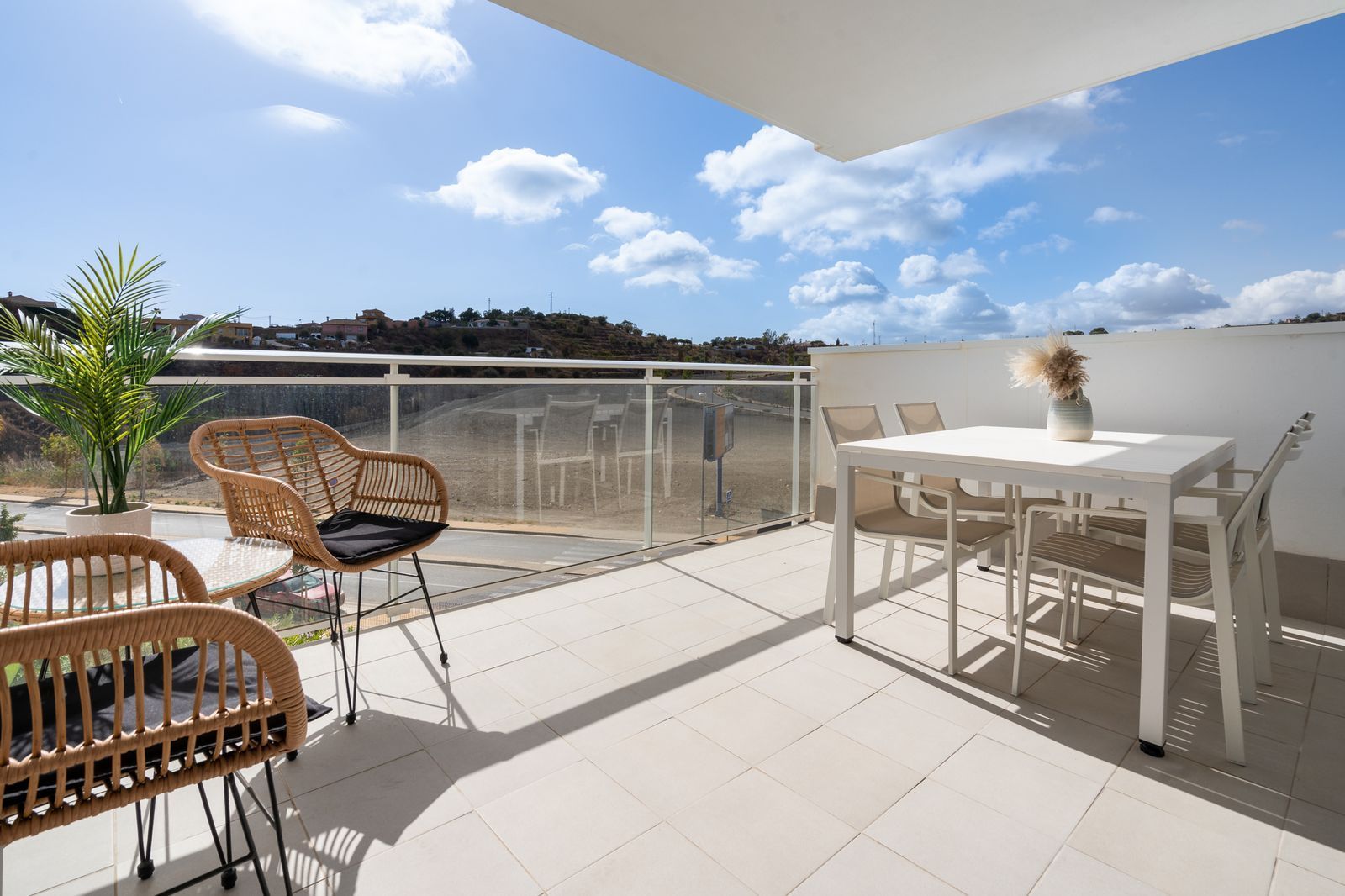 Terrassa de Apartament en venda en Mijas amb Aire condicionat, Terrassa i Alarma
