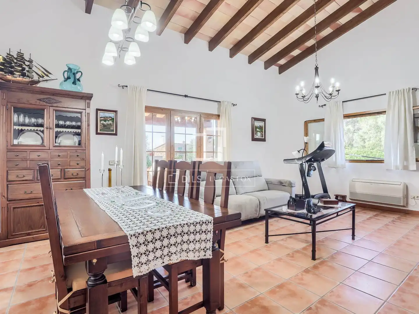 Comedor de Casa o chalet en venta en  Palma de Mallorca con Aire acondicionado, Calefacción y Jardín privado